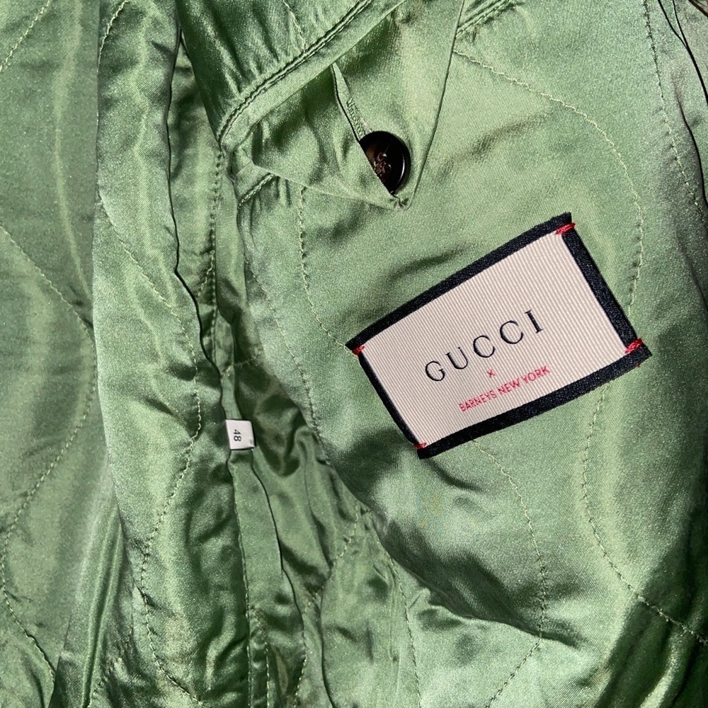 Gucci 2017 Striped Varsity Jacket Designed by Alessandro Michele size M - Picture 9 of 16